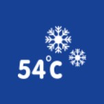 Chladenie 54°C